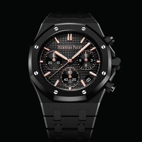 black ceramic ap royal oak|royal oak chronograph black dial.